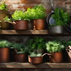 10 kreatywnych pomysłów na stare garnki w ogrodzie - DIY