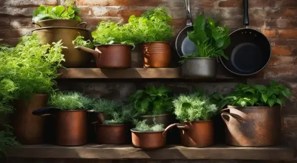 10 kreatywnych pomysłów na stare garnki w ogrodzie - DIY
